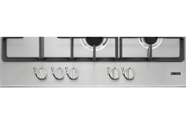 Zanussi ZGH76534XS: כיריים גז 75 ס"מ עם 5 מבערים ותמיכה משופרת לסירים – תמונה 4