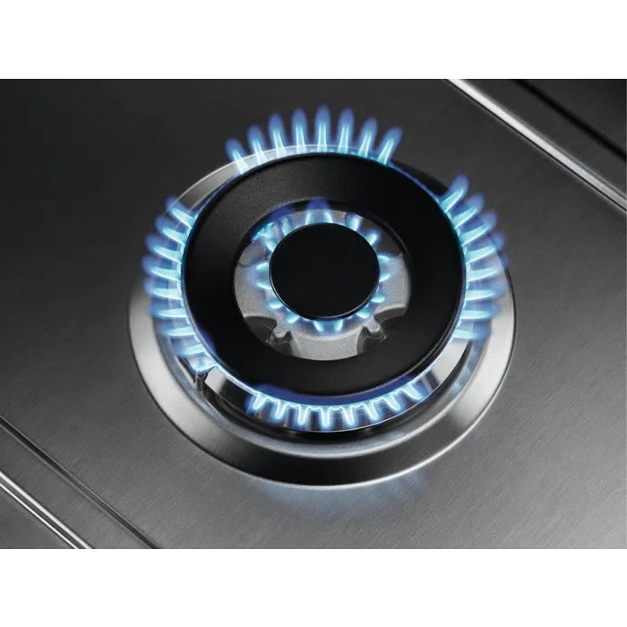Zanussi ZGH76534XS: כיריים גז 75 ס"מ עם 5 מבערים ותמיכה משופרת לסירים – תמונה 5