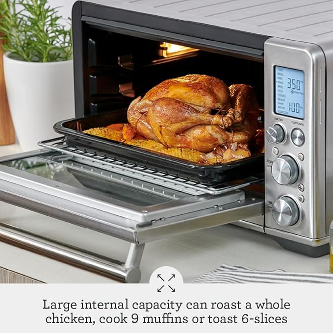 Breville BOV860BTR - טוסטר אובן עם AirFry לטיגון באוויר חם ושליטה חכמה על הטמפרטורה (IQ) | יבואן רשמי | משלוח מהיר – תמונה 4