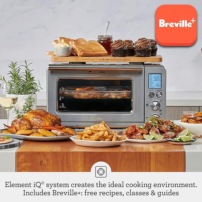 Breville BOV860BTR - טוסטר אובן עם AirFry לטיגון באוויר חם ושליטה חכמה על הטמפרטורה (IQ) | יבואן רשמי | משלוח מהיר – תמונה 5