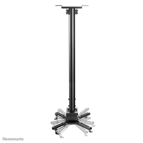 Neomounts CL25-550BL1 - מתקן תקרה למקרן מתכוונן 74.5-114.5 ס״מ עד 35 ק״ג | יבואן רשמי – תמונה 11