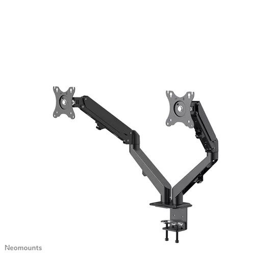 Neomounts DS70-700BL2 - זרוע שולחנית כפולה לשני מסכי מחשב 17–27 אינץ' עם בולמי גז | יבואן רשמי – תמונה 4