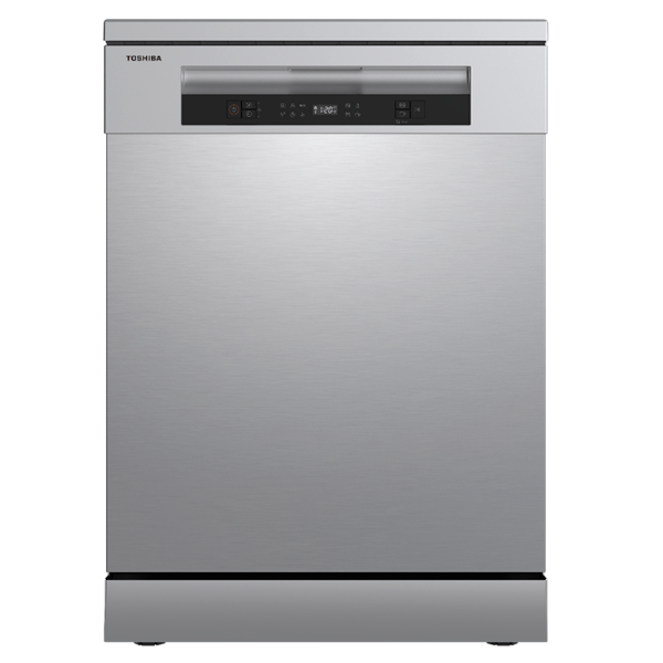 מדיח כלים Toshiba דגם DW-14F5ME(S)-IL טושיבה 60 ס"מ כסוף להצבה חופשית כולל 14 מערכות ופתיחה אוטומטית - יבואן רשמי