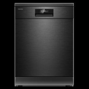 מדיח כלים Toshiba DW-15F3ME(BS)-IL רחב 60 ס"מ טושיבה עם 15 מערכות כלים ופתיחת דלת אוטומטית יבואן רשמי