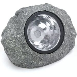 תאורת גינה סולארית דגם אבן 3W 1800Mah אור חם 200*160*160MM | דגם RLO-STT-03