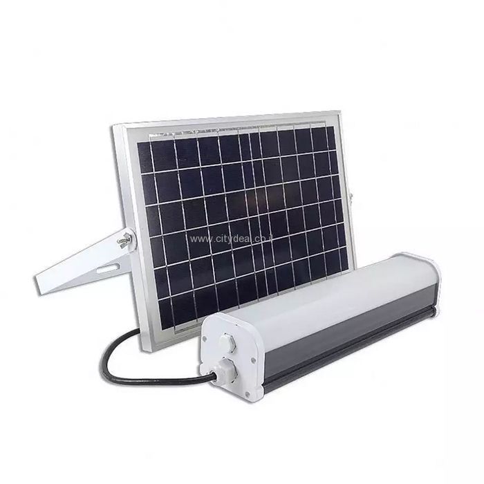 קיט תאורת לד סולארית לחרום/סוכה/מחסן NEWTEC 60W 10000Mah 600*60*45MM דגם ZD-DD-F – תמונה 3