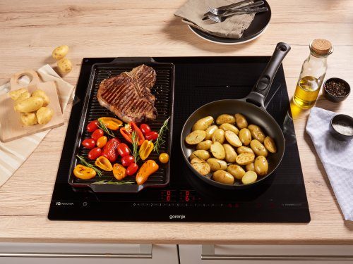 Gorenje IS846BG - אזור MaxiCook לחיבור אזורי בישול טכנולוגיית MaxiCook בכיריים Gorenje IS846BG