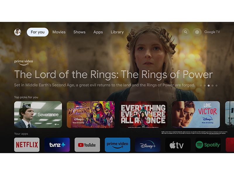 מכשיר סטרימינג חדשני עם Miracast, AirPlay ו-Chromecast מובנים, תמיכה ב-4K וצפייה מרובה מסכים בתמונה זו רואים מכשיר סטרימינג חדשני המציע מגוון רחב של אפשרויות צפייה
