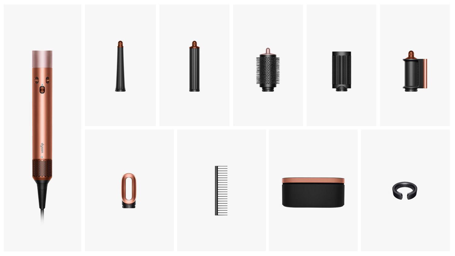 Dyson Airwrap i.d™ HS08 Rose Gold מעצב ומייבש שיער חכם לשיער חלק וגלי | יבואן רשמי – תמונה 4