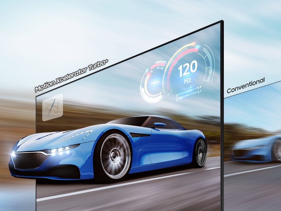 Samsung QE55QN90C חוויית גיימינג עד 144Hz Samsung QE55QN90C עם Motion Xcelerator Turbo Plus וקצב רענון גבוה לגיימינג