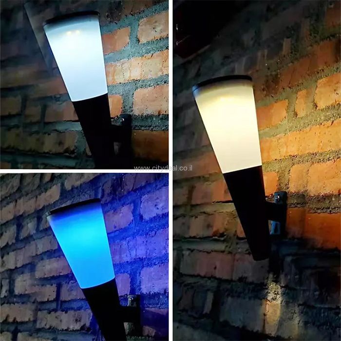 תאורת קיר סולארית דגם TORCH 10W – 212*70MM | דגם RLO-HJB-01 – תמונה 3