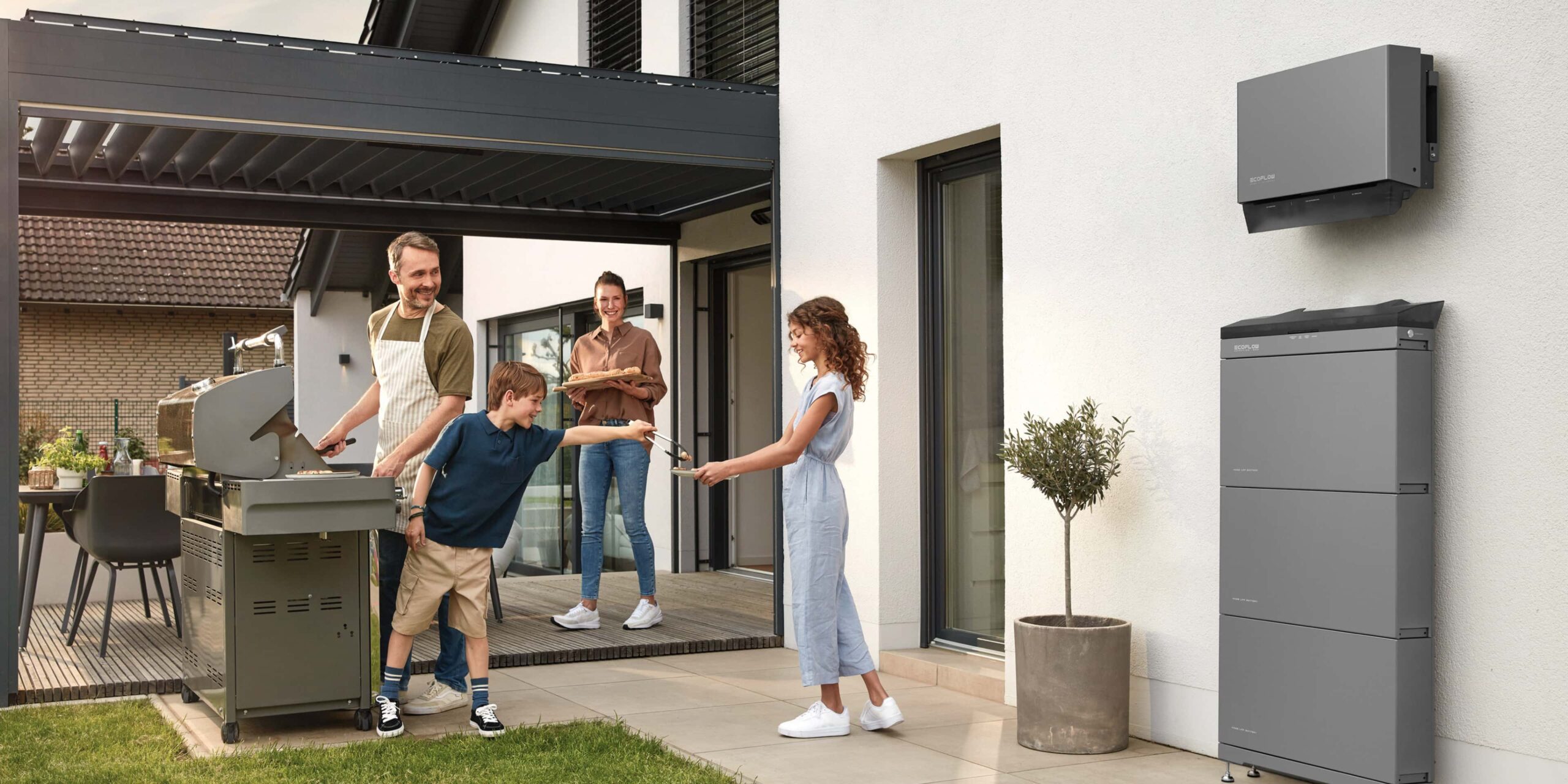 מערכת אגירת חשמל היברידית תלת פאזית ECOFLOW PowerOcean 10kW 15.3kWh
