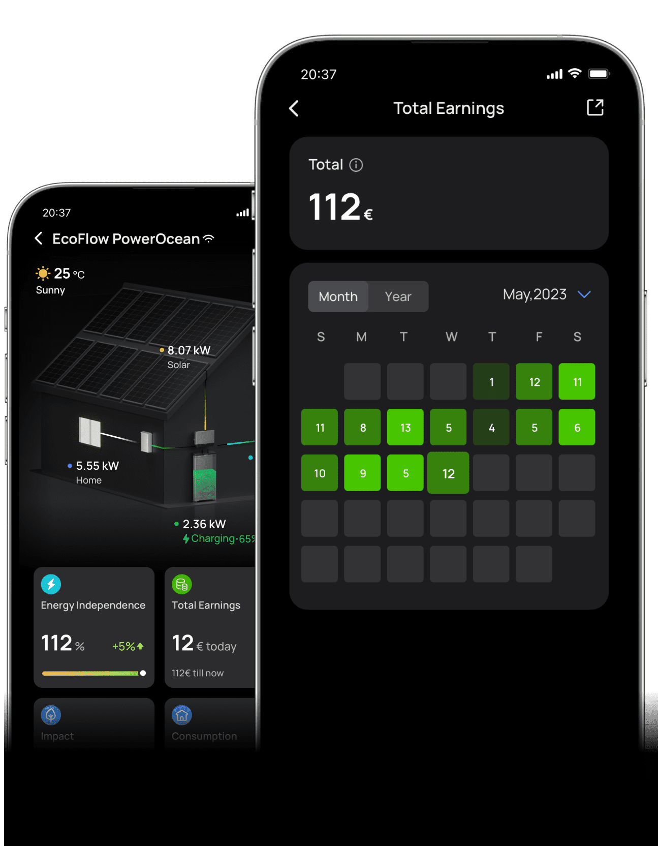 אפליקציית ניטור EcoFlow PowerOcean