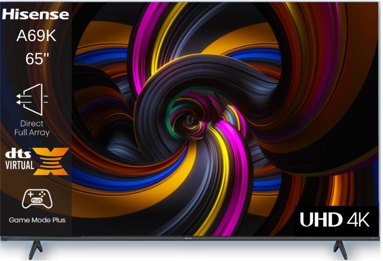 בתמונה רואים טלוויזיה חכמה Hisense דגם 65A69K UHD 4K החדש