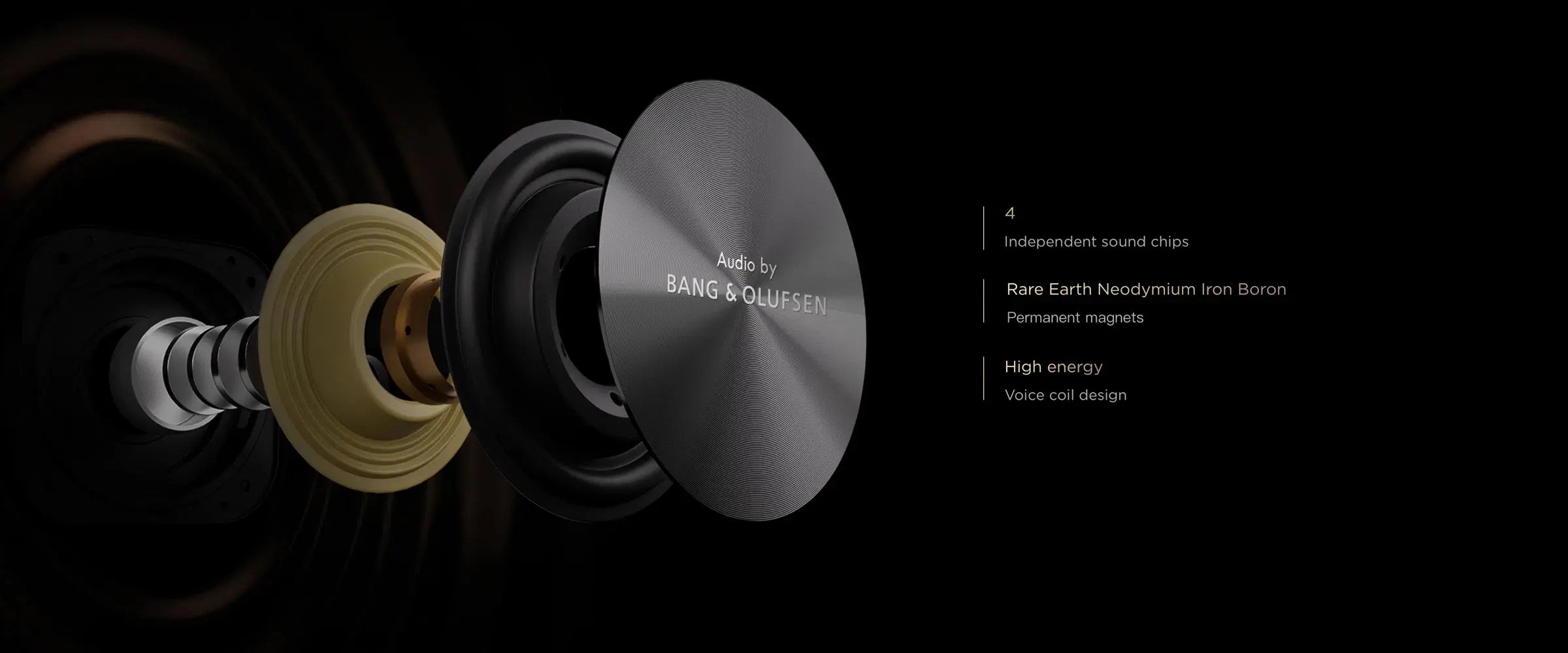 רמקולים Hi-END: צליל טוב יותר מ-Hi-Fi ה-C8K כוללת עיצוב אקוסטי היקפי, וכל רמקול הוא בדרגת Hi-END אקוסטית, ומביא לכם חוויה אקוסטית עם פרטים עשירים יותר, גוון טבעי יותר ואפקטים קוליים תלת-ממדיים יותר.