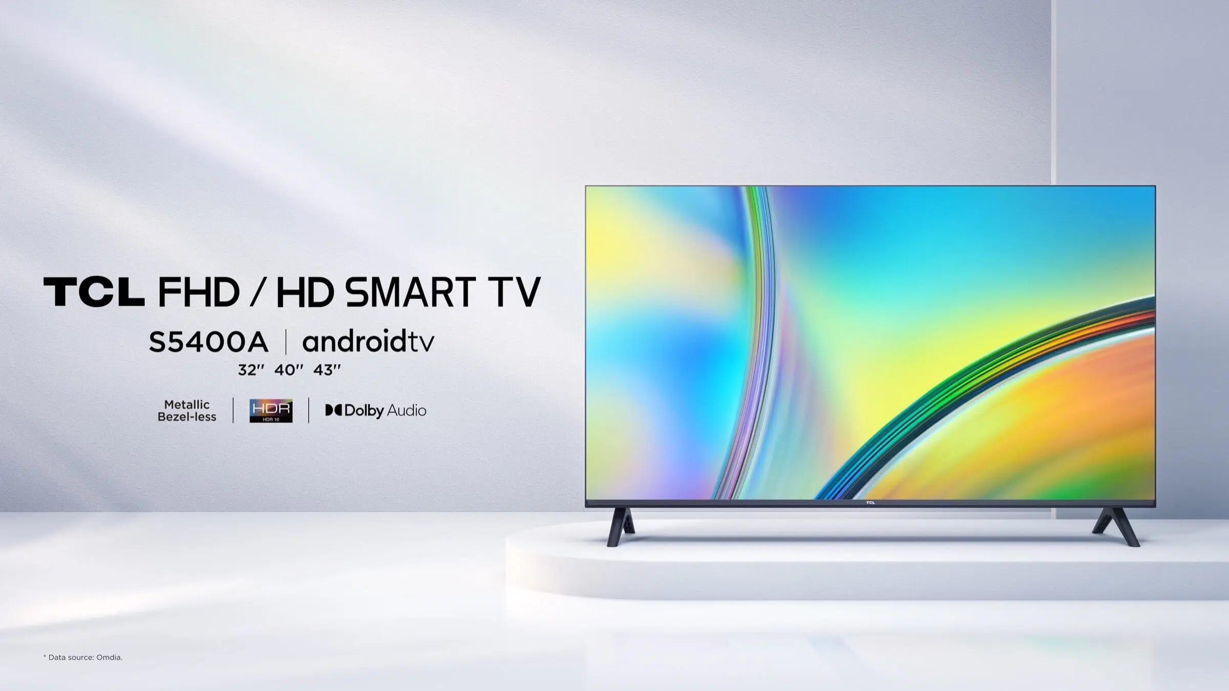 חוויה צפייה משופרת: טלוויזיה TCL 32S5400AF Full HD חוויה צפייה משופרת: טלוויזיה TCL 32S5400AF Full HD באיכות מרשימה, צבעים חיים ורזולוציה גבוהה לחוויה צפייה מושלמת