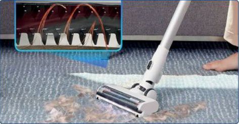 Tineco Floor One S7 Switch - מברשת ZEROTANGLE נגד הסתבכות שיער מברשת ZEROTANGLE של Tineco Floor One S7 Switch למניעת הסתבכות שיער