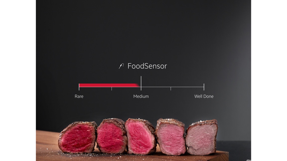 Food Sensor  חיישן טמפרטורה אשר בודק במדויק את הטמפרטורה בתוך המזון לקבלת תוצאות מושלמות