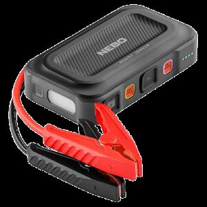 בוסטר התנעה לרכב NEBO Assist 1000XP נבו 1000A עם פנס מובנה והגנת IP65 למצבר 12V יבואן רשמי