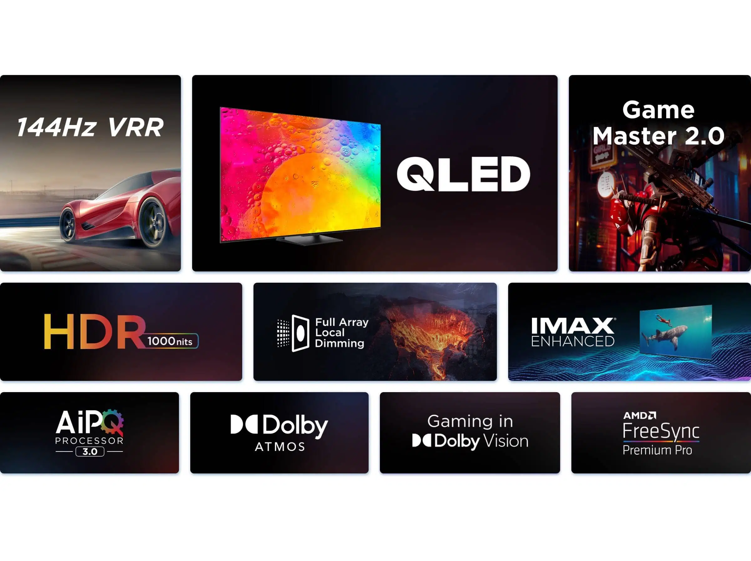 TCL C745 QLED Gaming TV: טלוויזיה שתוכננה עבור גיימרים בתמונה זו רואים טלוויזיה TCL C745 QLED 4K. טלוויזיה זו מציעה מגוון רחב של תכונות שתוכננו במיוחד עבור גיימרים