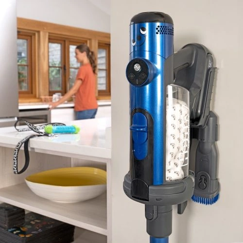 HENRY QUICK PET BLUE - שואב אבק אלחוטי נטען עם ריקון היגייני לבתים עם חיות מחמד | יבואן רשמי – תמונה 7