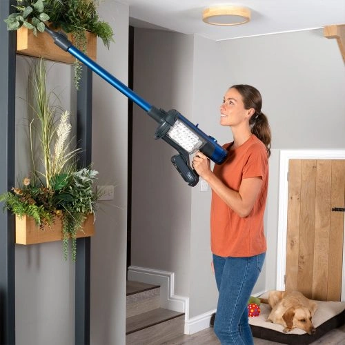 HENRY QUICK PET BLUE - שואב אבק אלחוטי נטען עם ריקון היגייני לבתים עם חיות מחמד | יבואן רשמי – תמונה 9