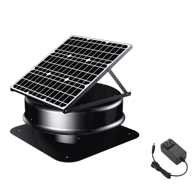 וונטה סולארית 35W לאוורור חללים גדולים עד 240 מ״ר - מנוע Brushless חכם | יבואן רשמי – תמונה 3