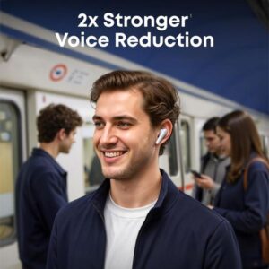 soundcore Liberty 5 - אוזניות ANC אלחוטיות בצבע לבן עם Adaptive ANC 3.0 | יבואן רשמי