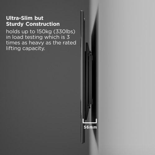 EAZO U600E - זרוע קיר חשמלית מתכווננת לטלוויזיה 32-75 אינץ' | יבואן רשמי – תמונה 5