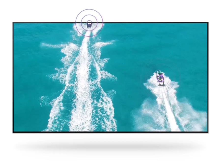 Object Tracking Sound Plus בטלוויזיית Samsung QE55QN90C