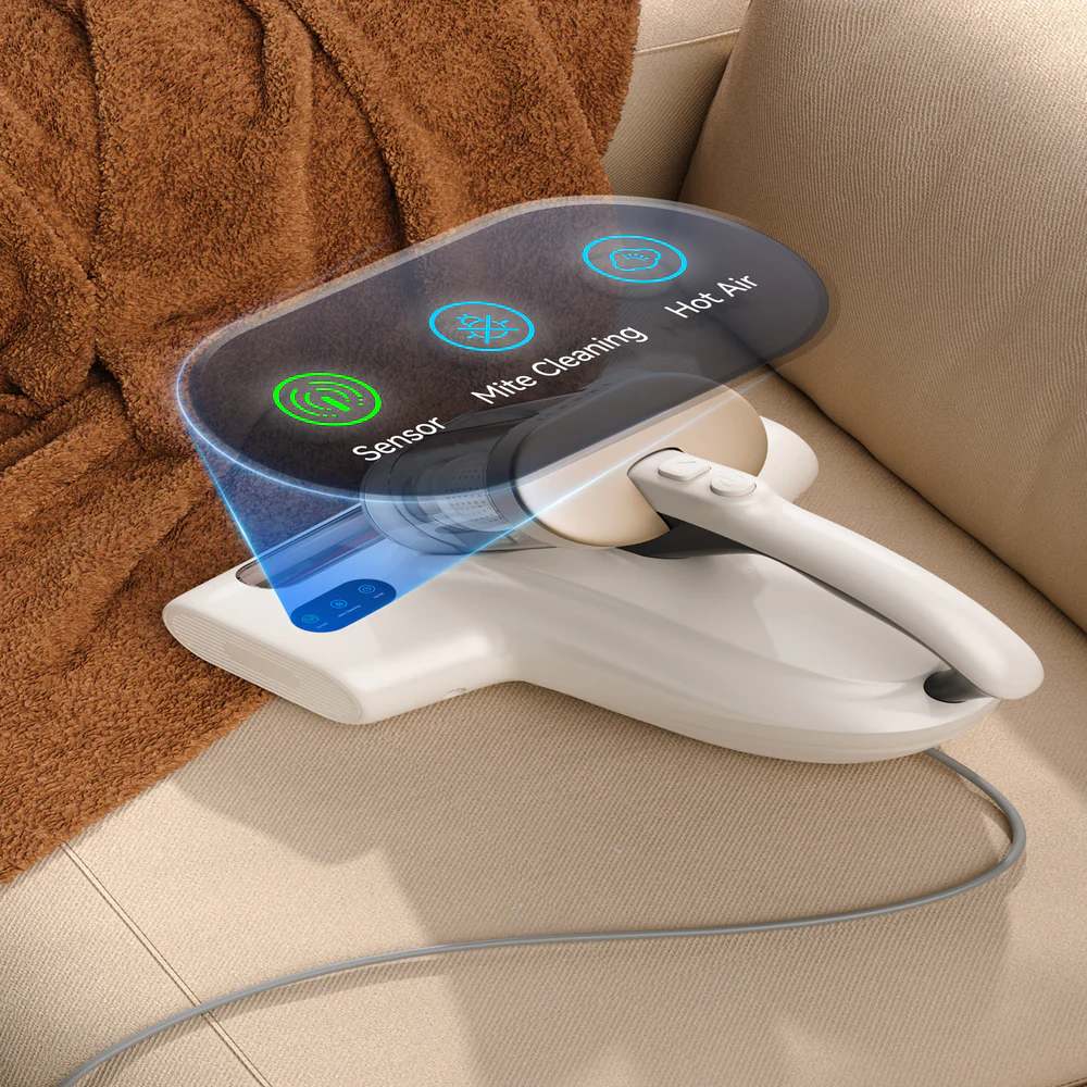 שואב מזרנים וספות UWANT M600 עם חיטוי UV נגד קרדית האבק, עוצמת יניקה 15,000Pa וחבטה עמוקה 500W - יבואן רשמי – תמונה 7